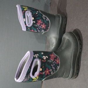 BOGS BOOTS NEO CLASSIC CFLR 72871-009 GIRLS Sz 11 PRE-OWNED